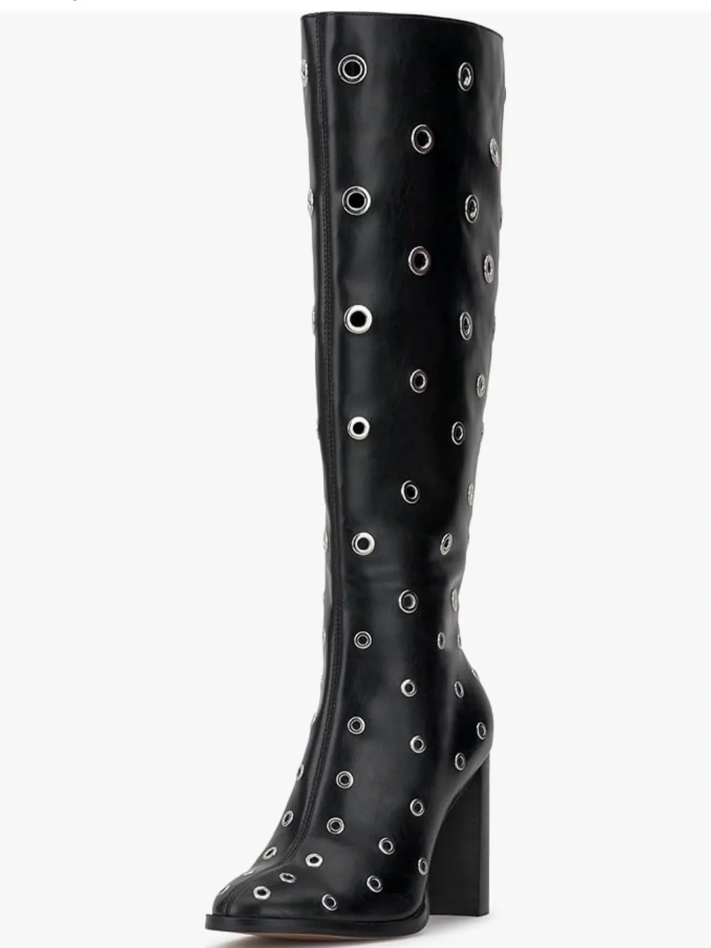 (NWT) Jessica Simpson Black Grommet-Detail Knee-High Women's Boot